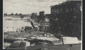 Most przy cytadeli. 7 sierpnia 1945 r.